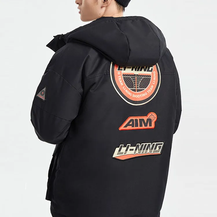 LiNing Down Jacket Winter Men's Black-4