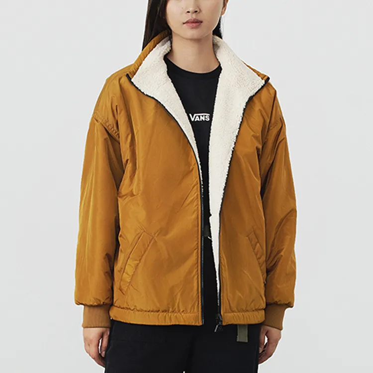 Vans Velvet Jackets Unisex Brown-2