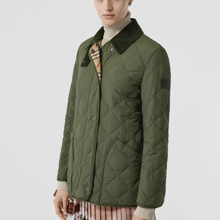 Burberry Puffer Jacket Women's Willow Green-1