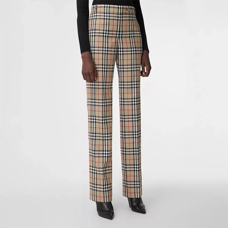 Burberry Casual Pants Women's Archive Beige-2