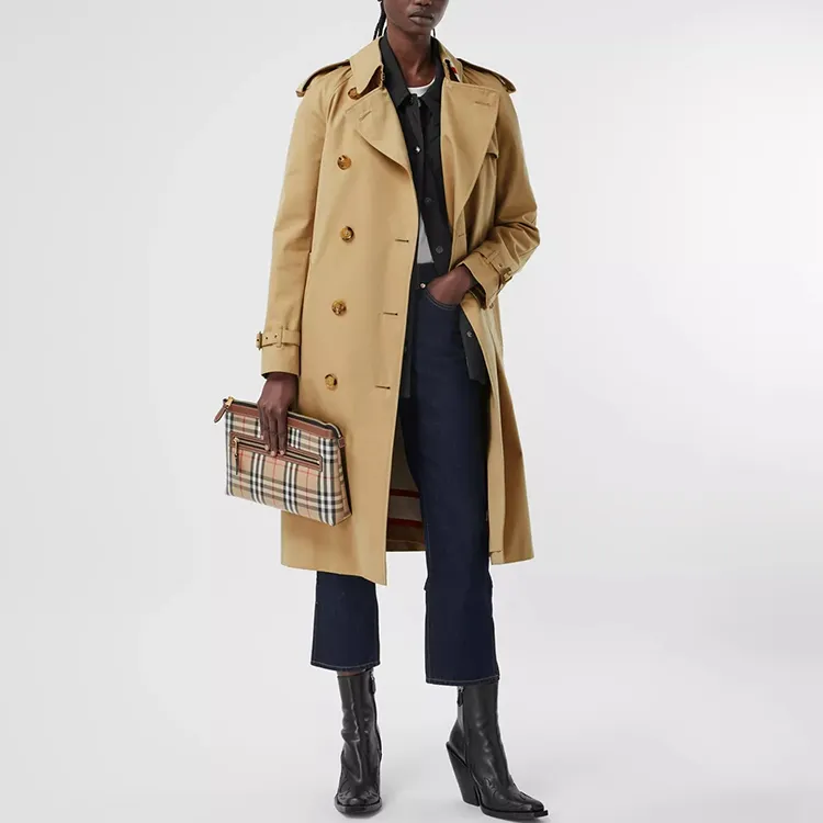 Burberry Archive Scarf Print lined Trench Coat-4