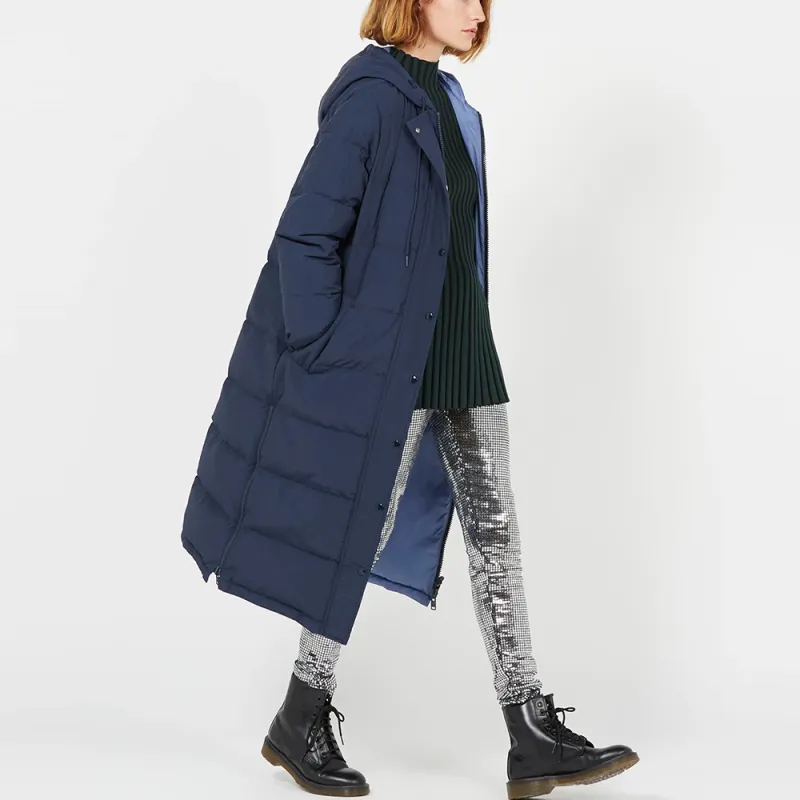 KENZO Down Jackets Women's Navy Blue-2