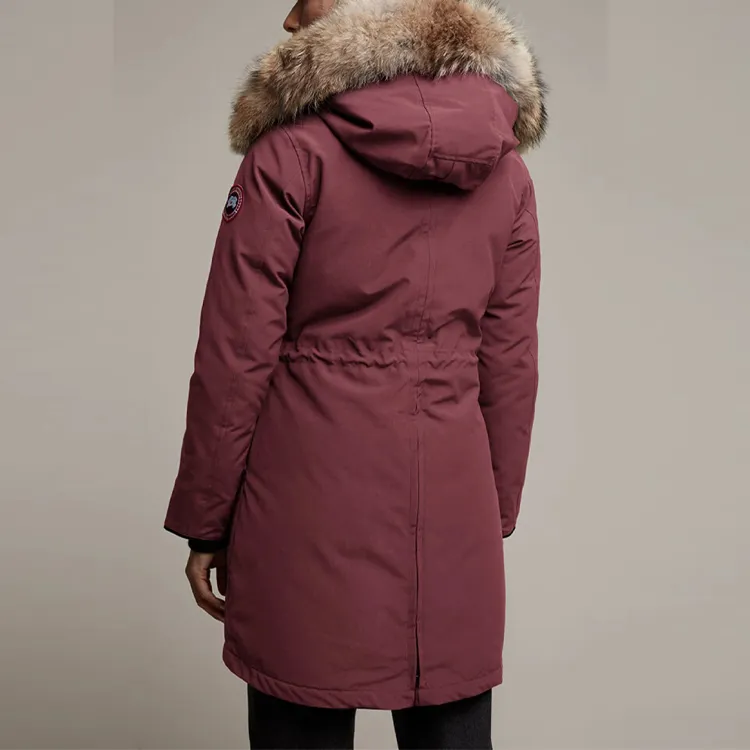 Canada Goose Down Jacket Winter Women's Berry Red-2