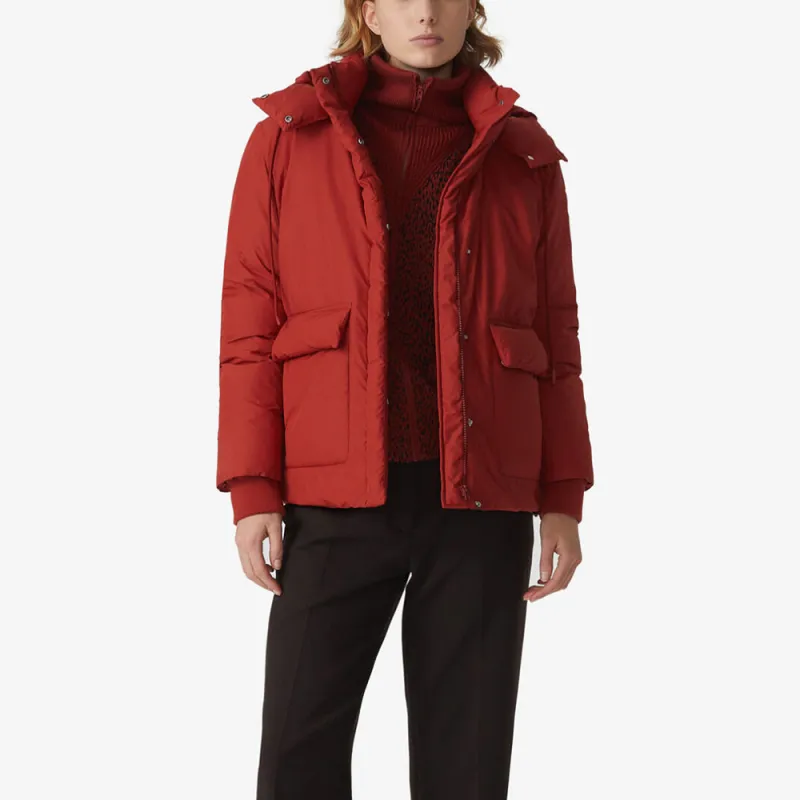 KENZO Winter Down Jacket Women's Orange Red-1