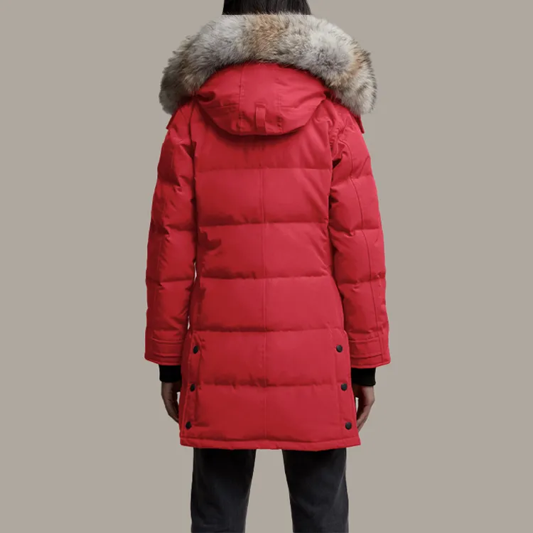 Canada Goose Shelburne Series Down Jacket Women's Red-2