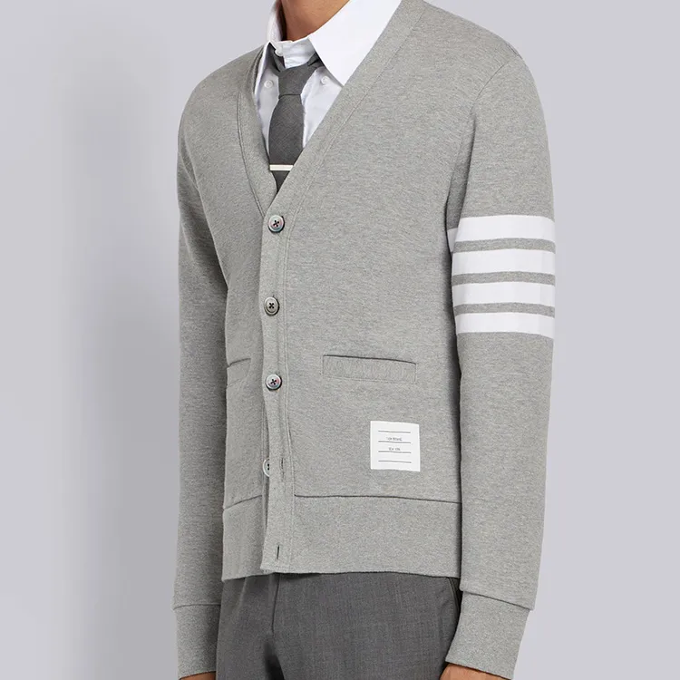 THOM BROWNE Knitwear Men Gray-3