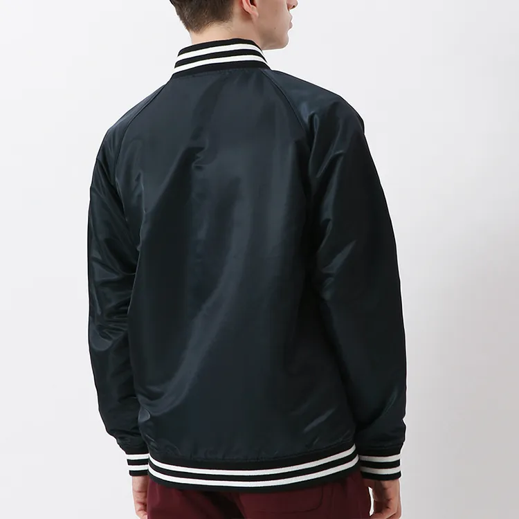 Champion Baseball Jacket Men's Black-3
