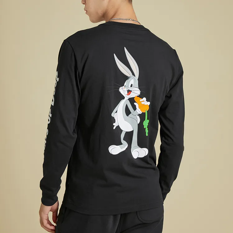 Converse x Bugs Bunny T Shirt Men's Ink Black-3