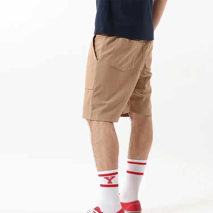 Champion Fitted Shorts Japan Version Men's Beige-1