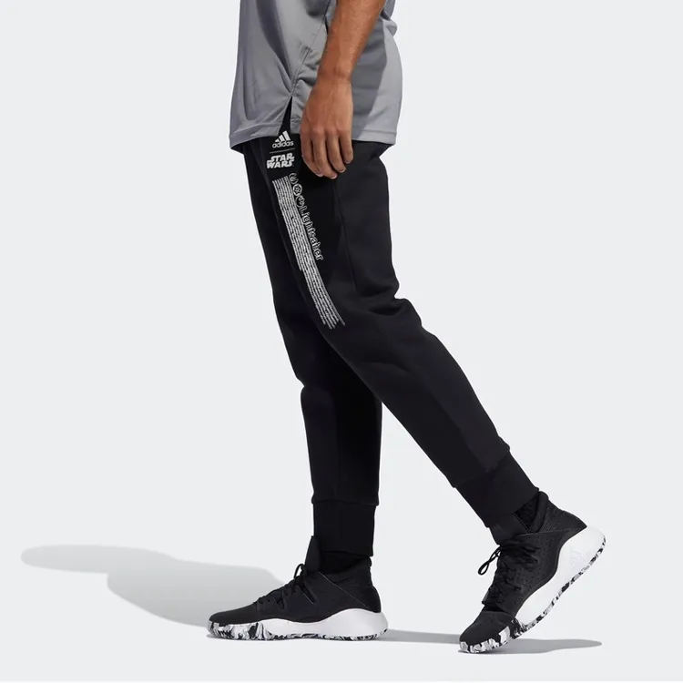 Adidas Label Sports Pants Men Black-4