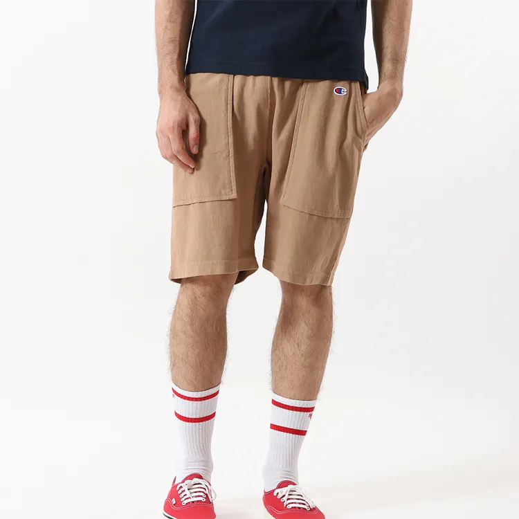 Champion Fitted Shorts Japan Version Men's Beige-2