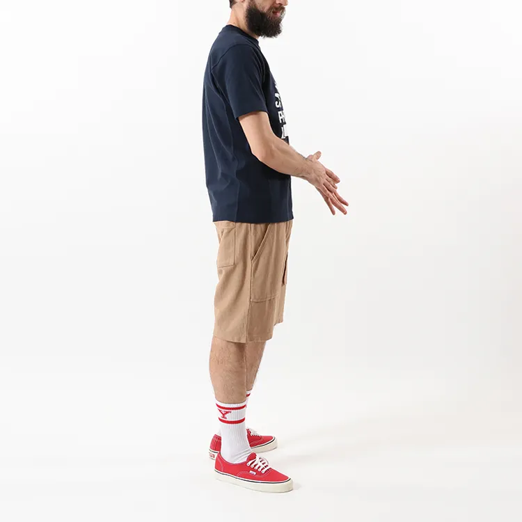 Champion Fitted Shorts Japan Version Men's Beige-4