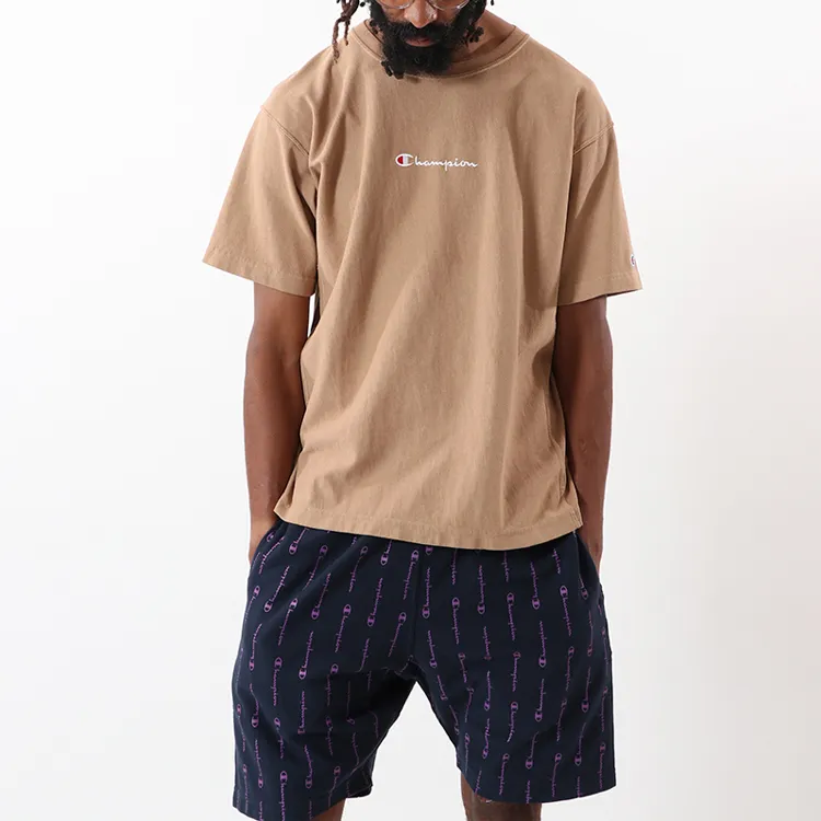 Champion T Shirt Japan Version Unisex Beige-2