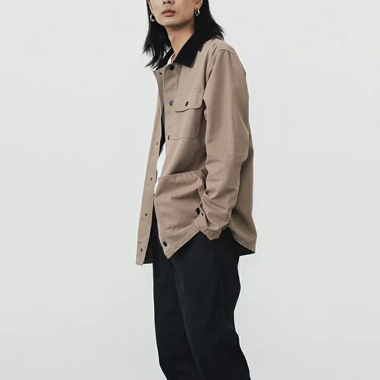 Vans Jackets Men Khaki-5