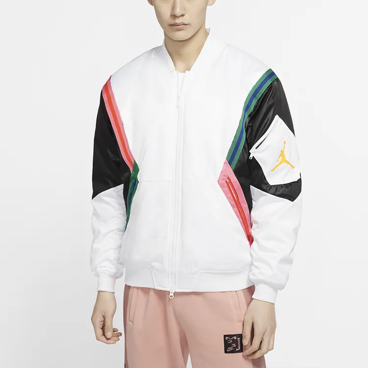 Jordan Puffer Jackets Men White-4