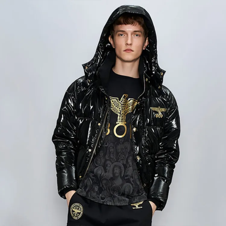 Boy London Down Jacket Winter Unisex Black-4