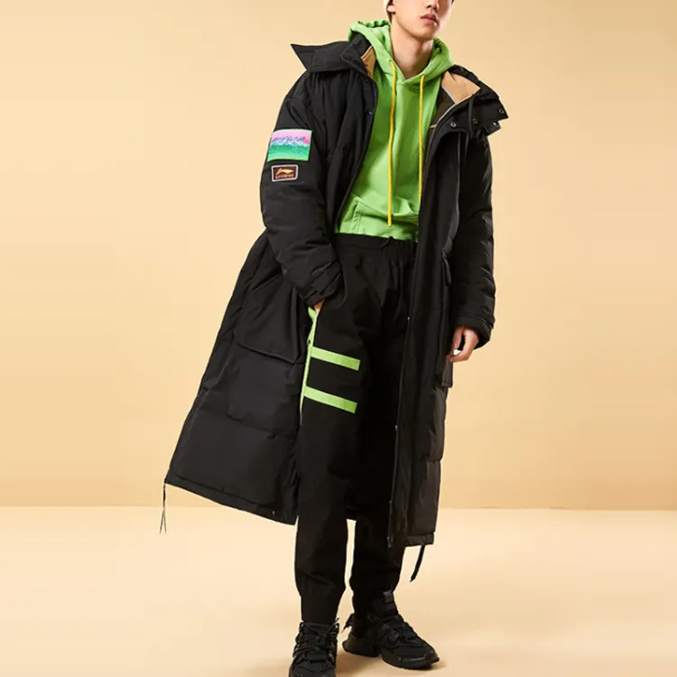 LiNing Down Jackets Men Standard Black-4