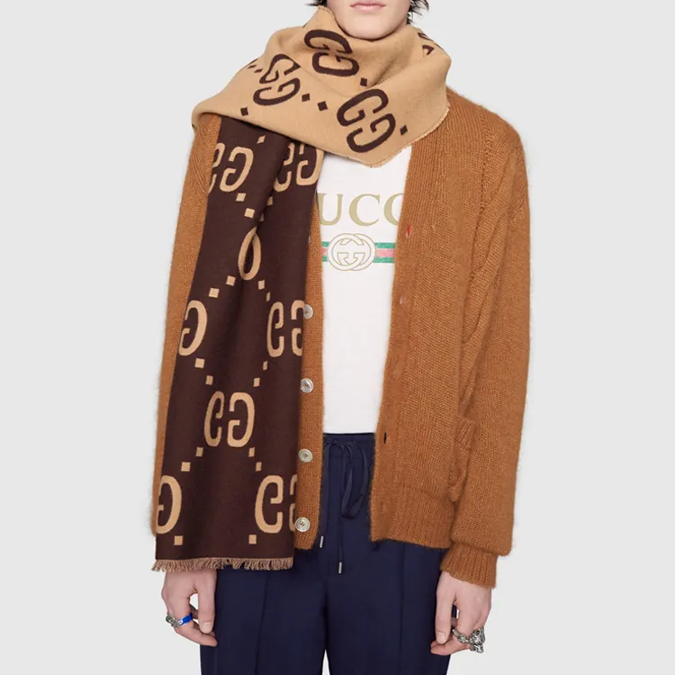 GUCCI Jacquard Gg Scarf-4