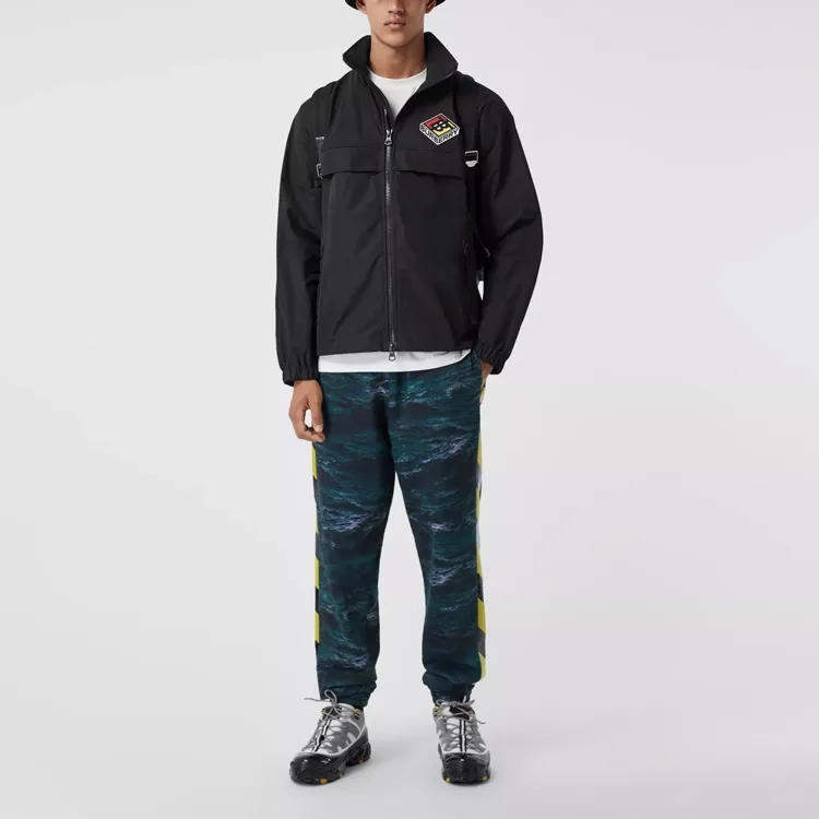 Burberry Jackets Men Black-3
