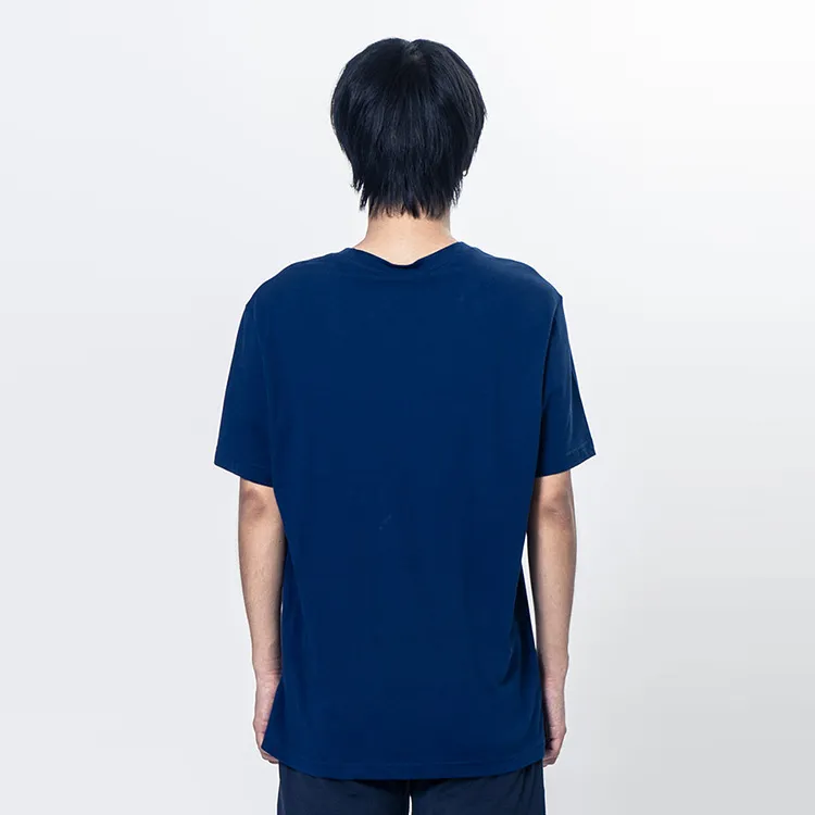 Champion Straight T Shirt Unisex Blue-5