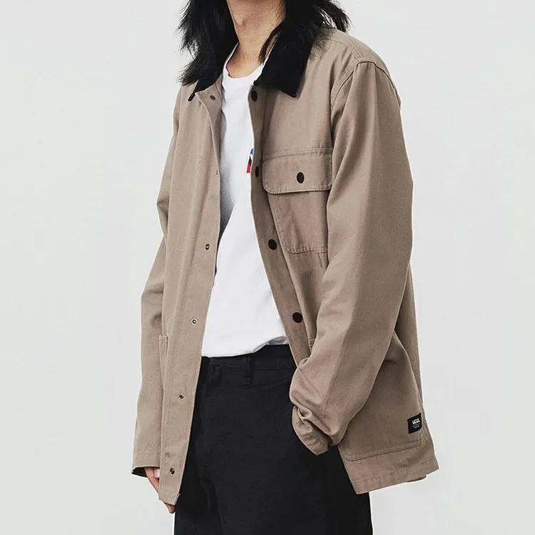 Vans Jackets Men Khaki-2