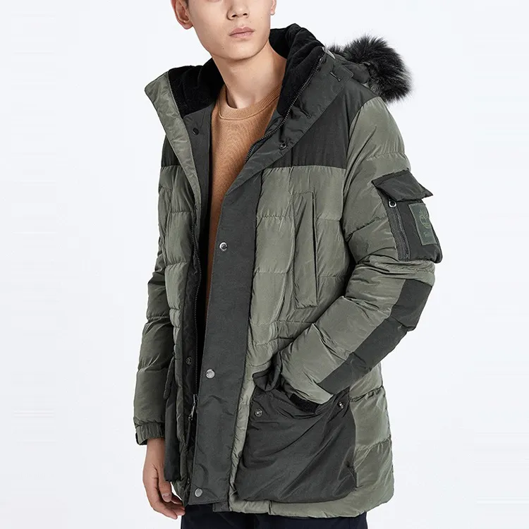 Timberland Puffer Jackets Men Peat Army Green-2