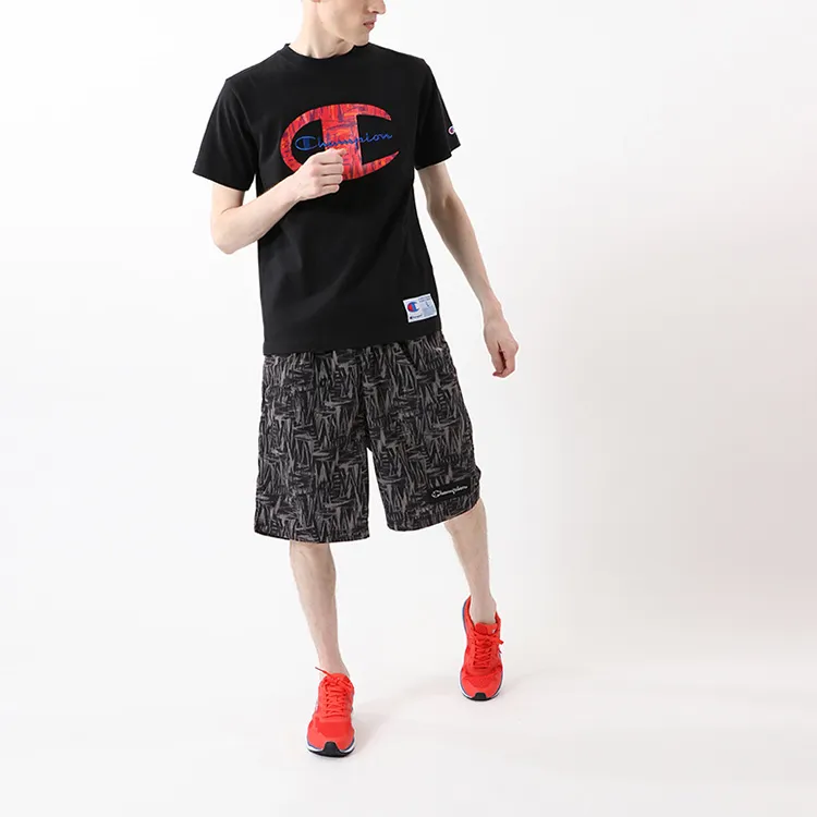 Champion T Shirt Japan Version Unisex Black-6