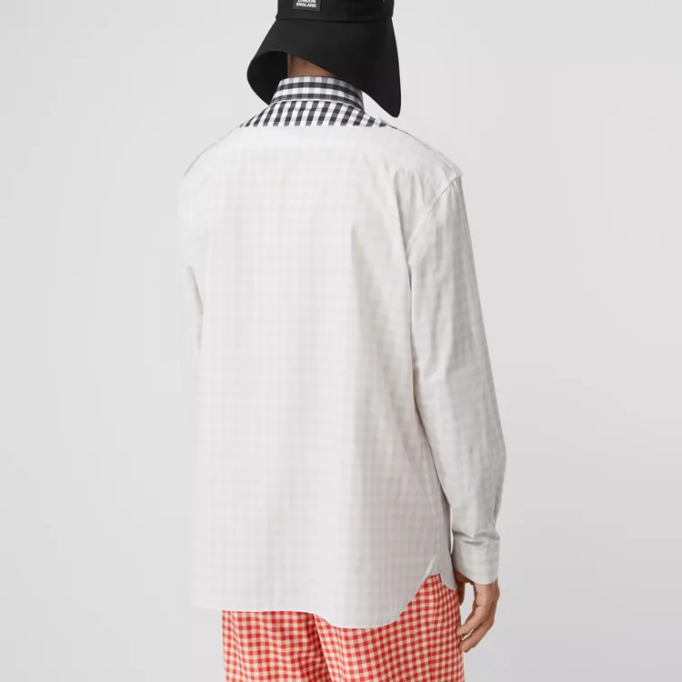 Burberry Shirt Men's Light Gravel Gray-3