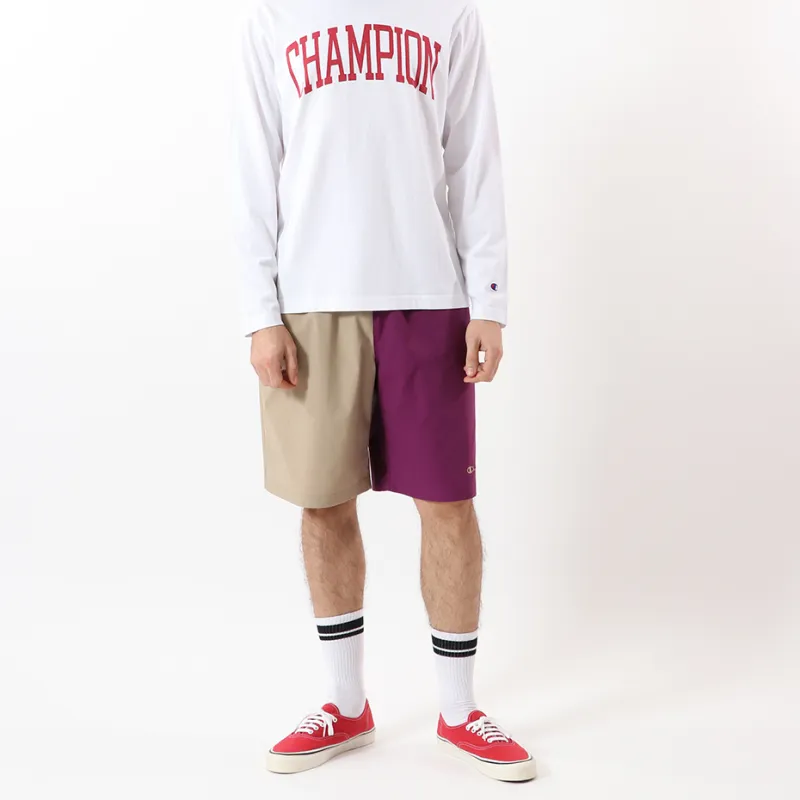 Champion Fitted Shorts Japan Version Men's Purple-6