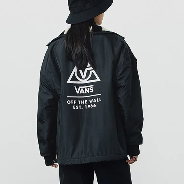 Vans Velvet Jackets Unisex Black-4