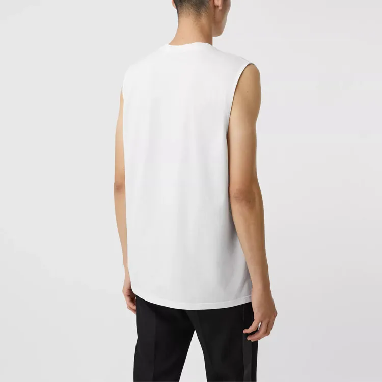 Burberry Tank Tops Men White-2