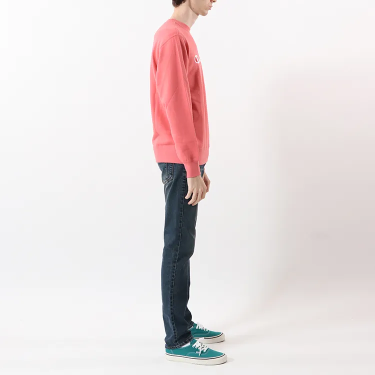 Champion Script Full Chest Logo Crewneck Sweatshirt-3