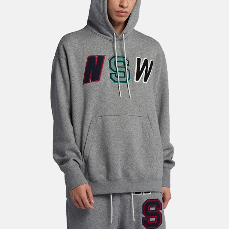 Nike Sweatshirts Men Gray-3