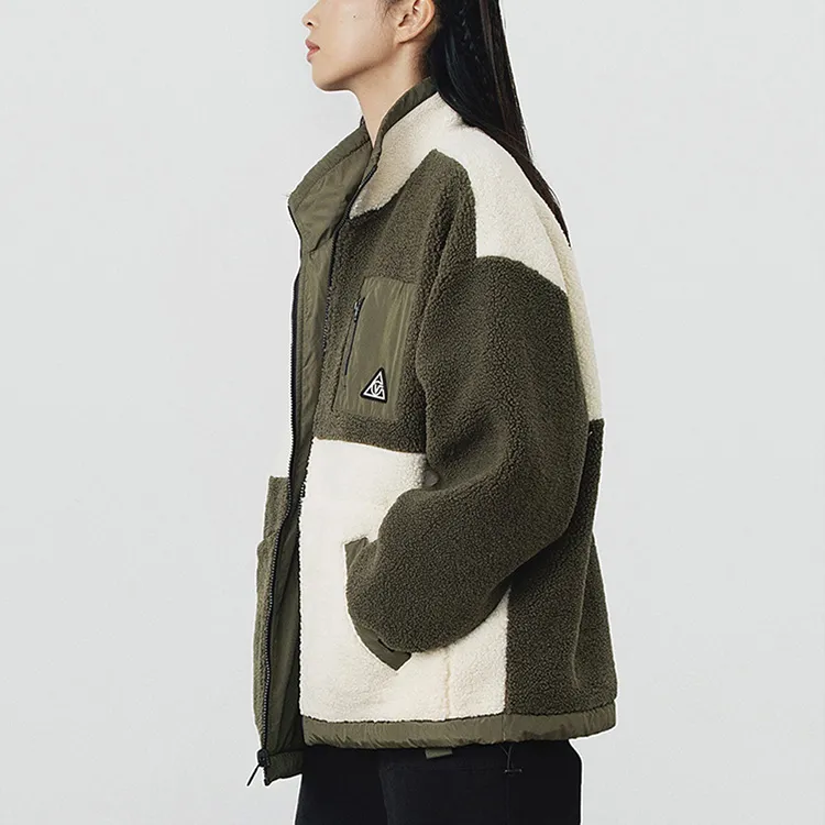 Vans Velvet Jackets Unisex Army Green-3