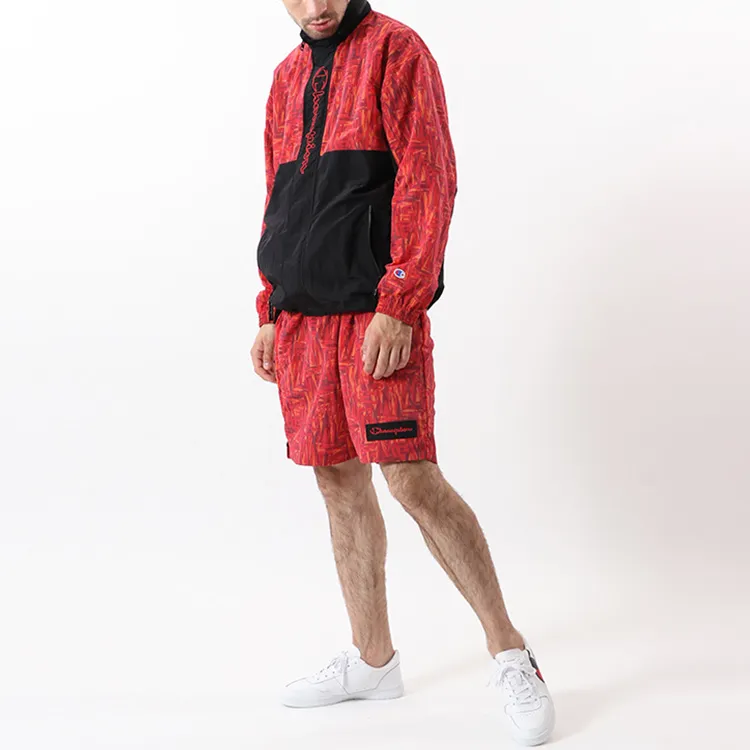 Champion Jacket Japan Version Unisex Red-4