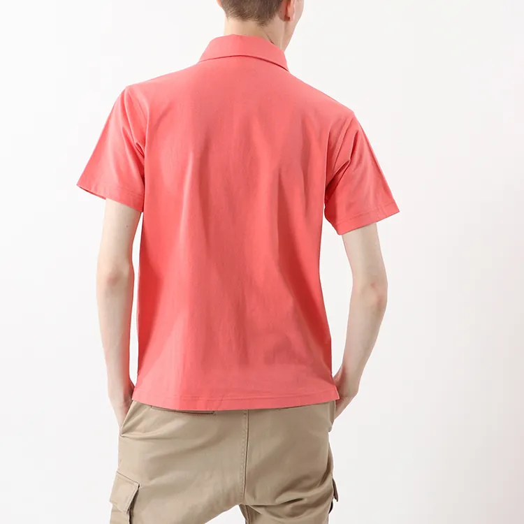 Champion Japanese Line Polo Shirts Men Pink-7