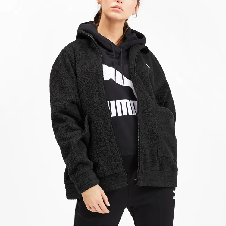 PUMA Velvet Jackets Women's Black-3