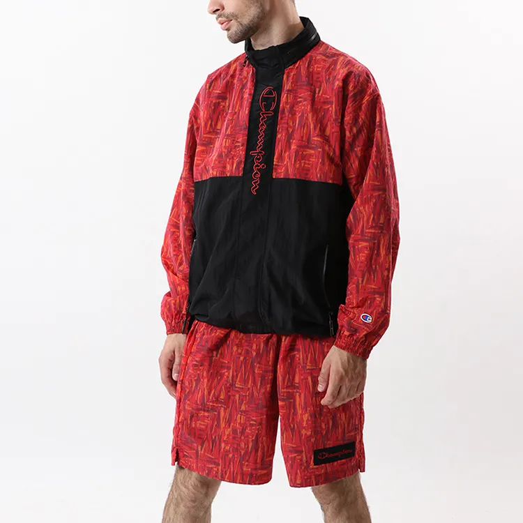 Champion Jacket Japan Version Unisex Red-6