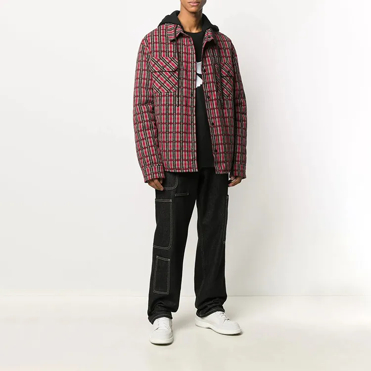 OFF WHITE Checked Hooded Jacket-1
