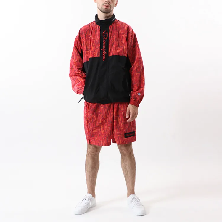 Champion Jacket Japan Version Unisex Red-3