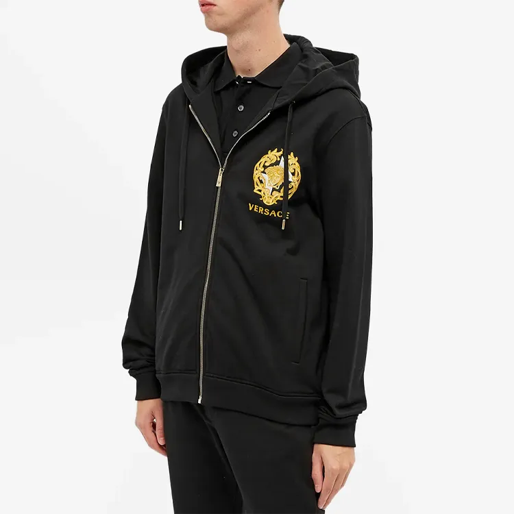 VERSACE Sweatshirts Men Black-2