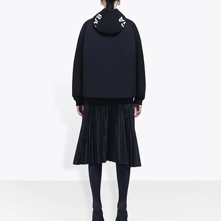 Balenciaga Cocoon Hoodie Black-2