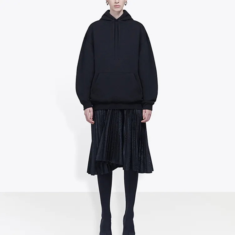 Balenciaga Cocoon Hoodie Black-3