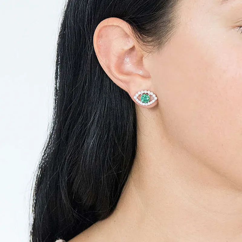 Swarovski Stud Earrings Women's-1