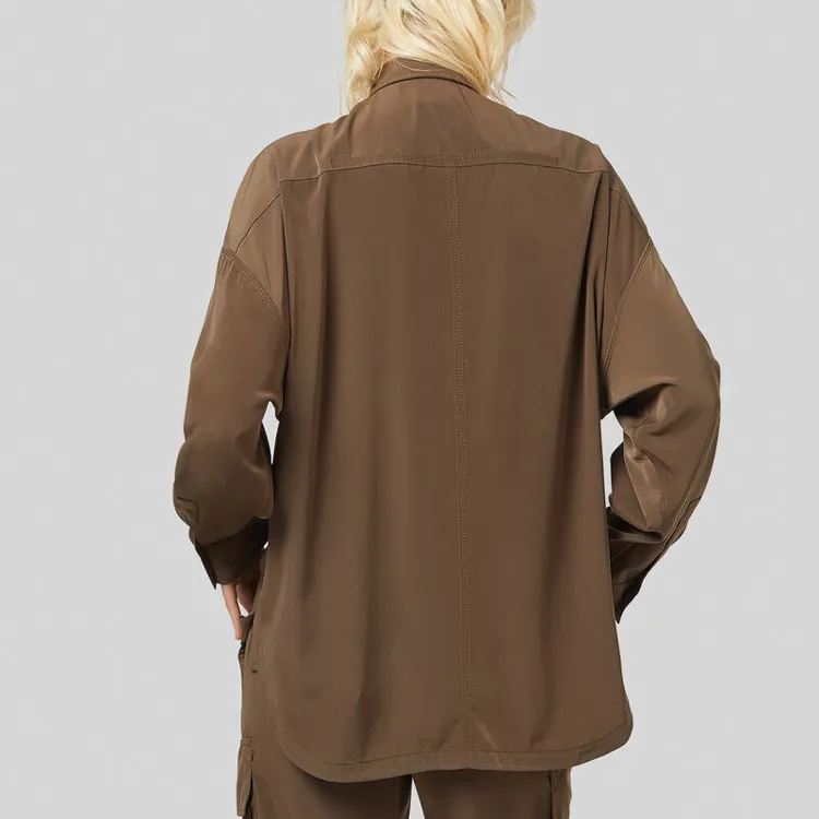 VERSACE Shirts Women's Brown-3