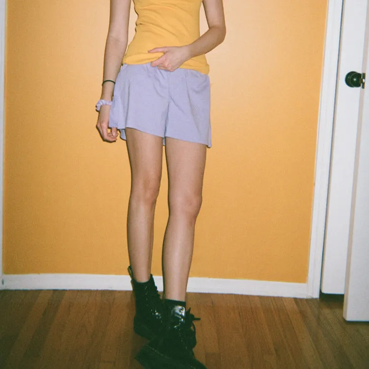 Drew House Letter Logo Series Casual Shorts Unisex Lavender-4