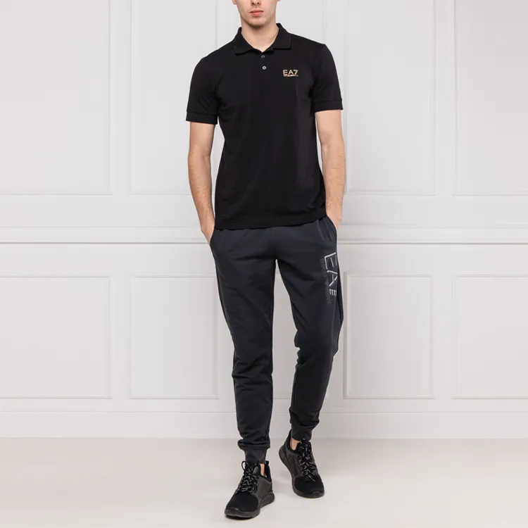 EMPORIO ARMANI Logo Printed Polo Shirt-5