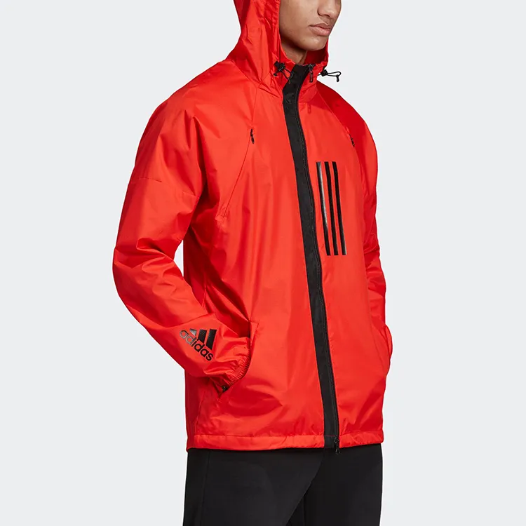 Adidas Jackets Men Bright Pink Red Fluorescent-3