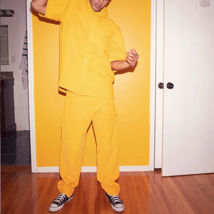 Drew House Smiley Collection Shirts Unisex Yellow-4