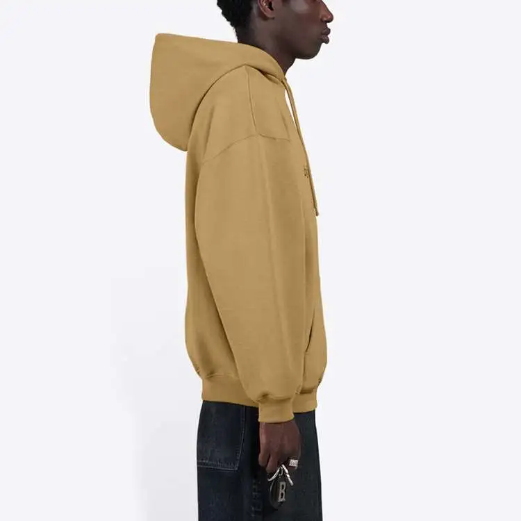 Balenciaga Sweatshirt Loose Fit Style Unisex Khaki-4